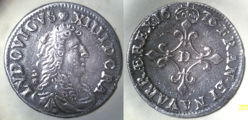 Louis XIV 4 sols dits des Traitants 1676 D (Vimy).jpg