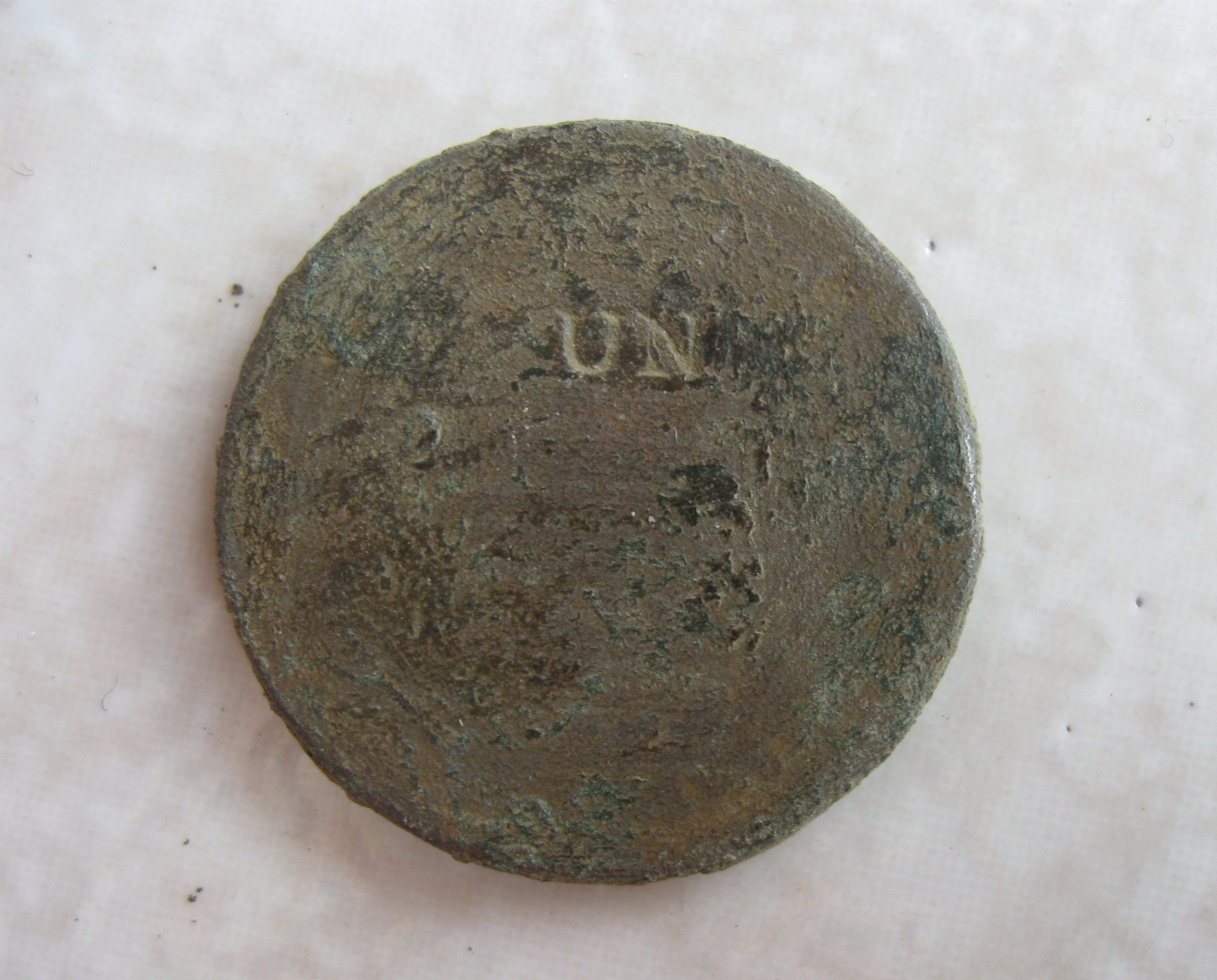 02-2020 - Puy-de-Dôme - Un décime Dupré, Modification du 2 décimes - 1796 ou 1797 - Avers.JPG