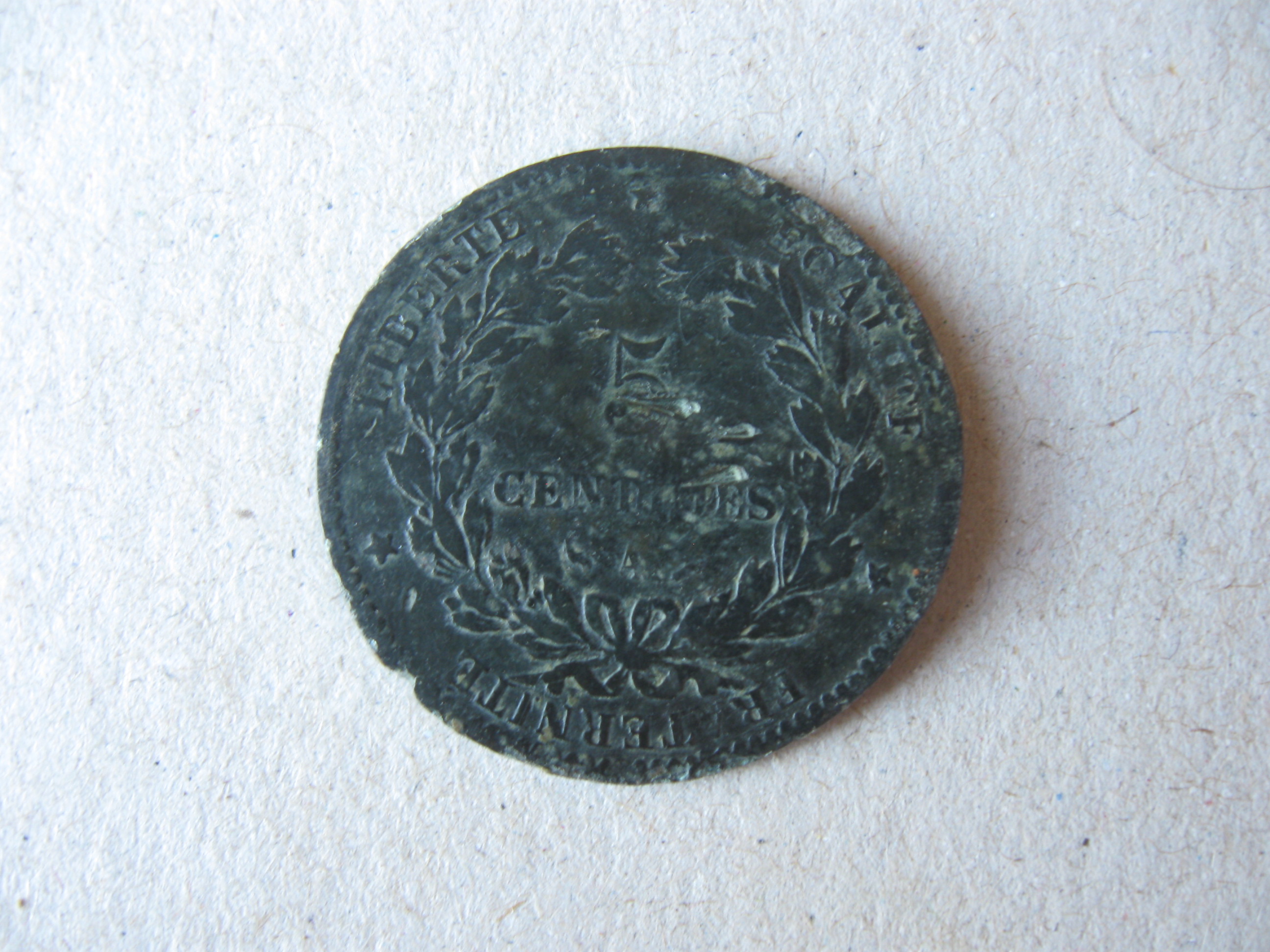 05-2019 - Nord Franche-Comté - 5 centimes Cérès - 1883 - Revers.JPG